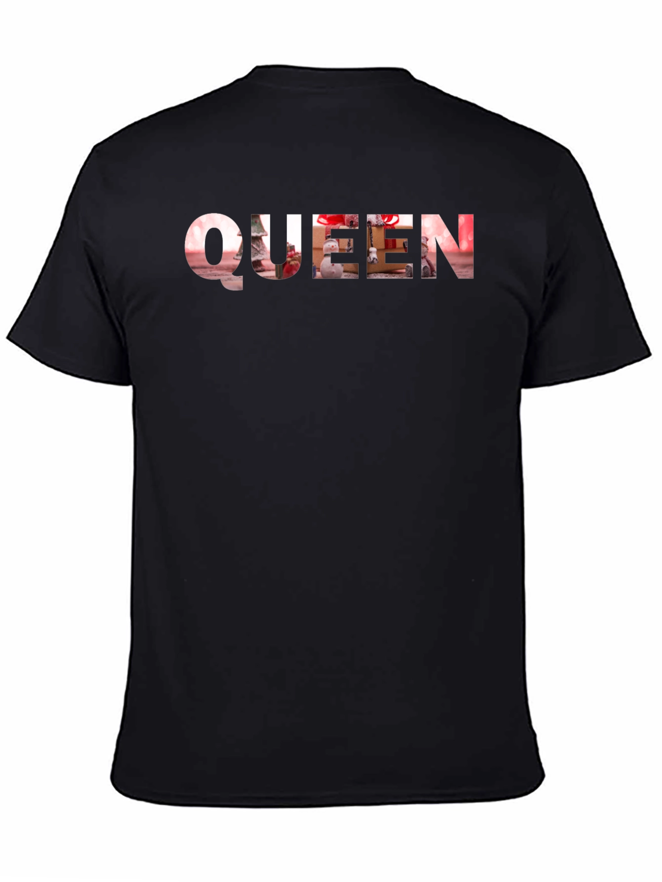 Queen Christmas T-Shirt - Black