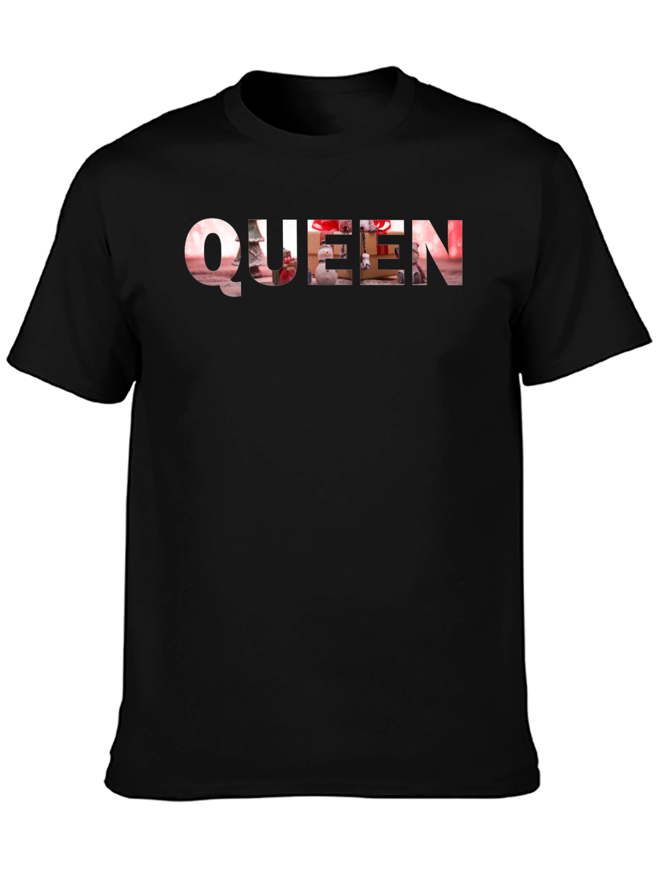 Queen Christmas T-Shirt - Black