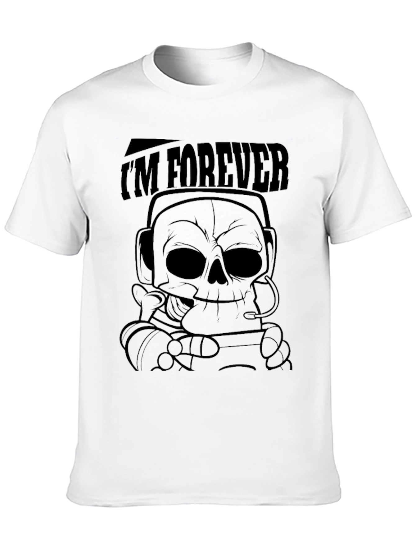 Im Forever T-Shirt - Skull Graphic Tee