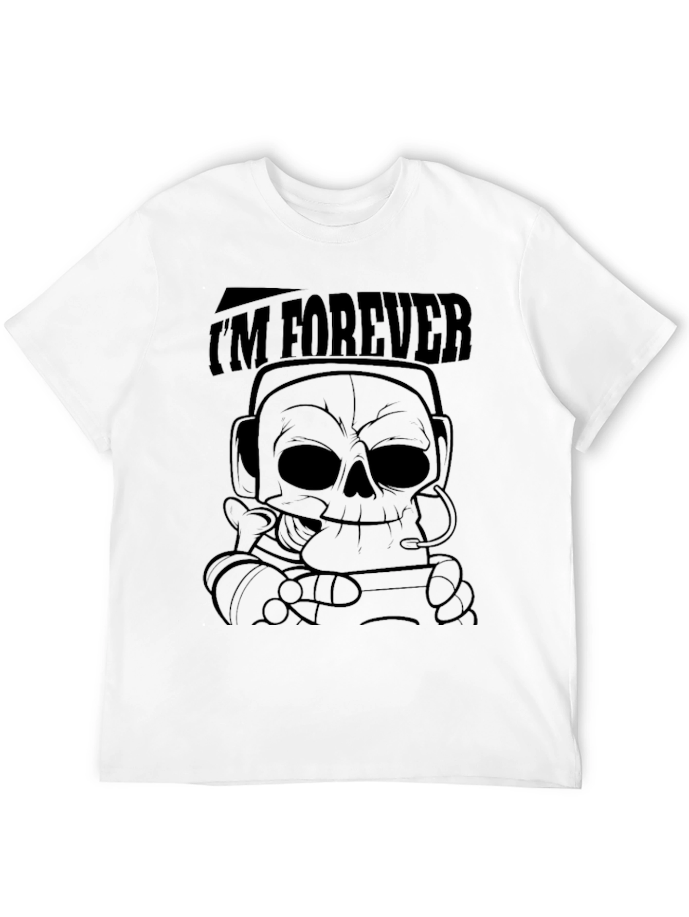 Im Forever T-Shirt - Skull Graphic Tee