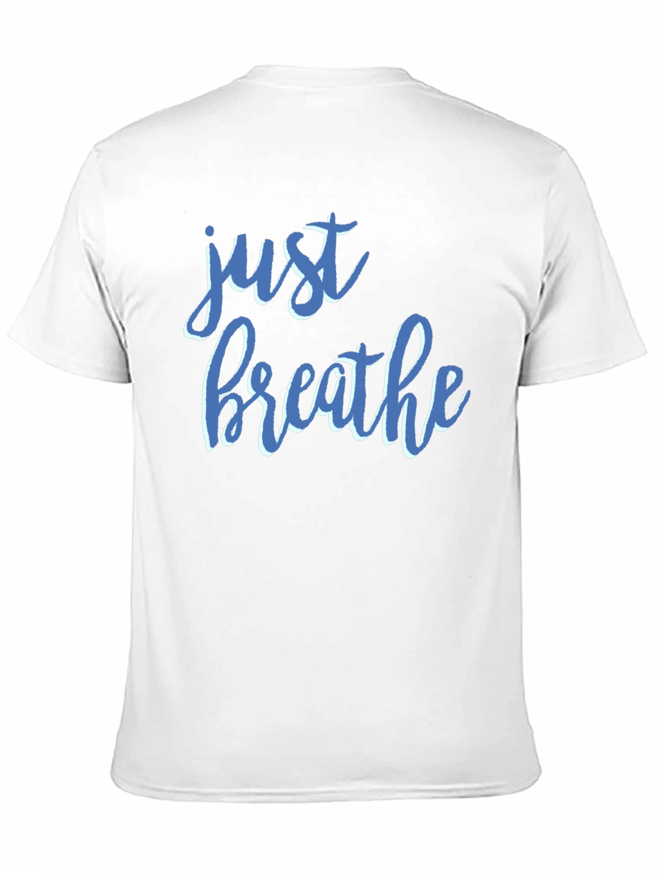 Just Breathe Black Graphic Tee
