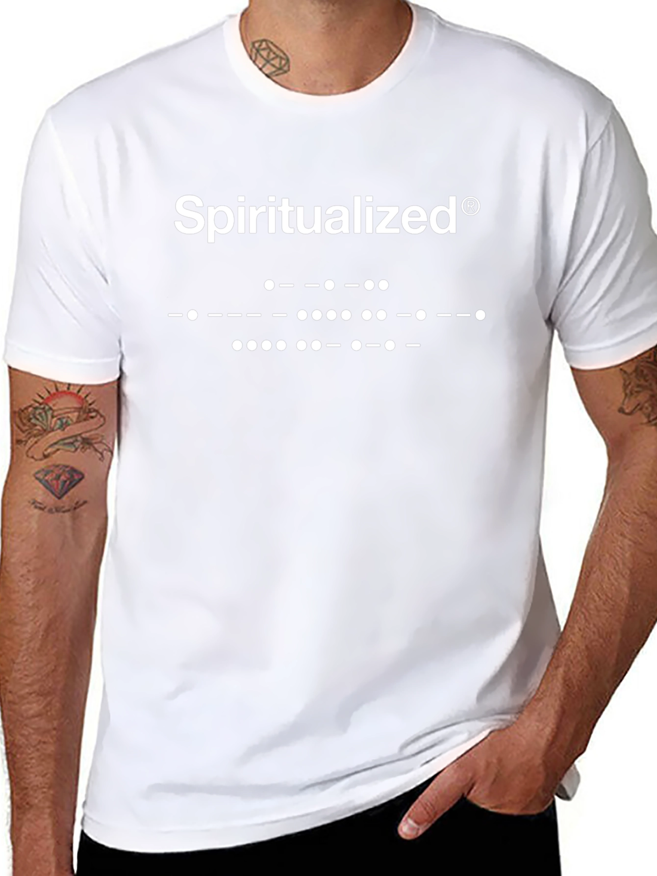 Spiritualized Morse Code T-Shirt - Unique Band Tee