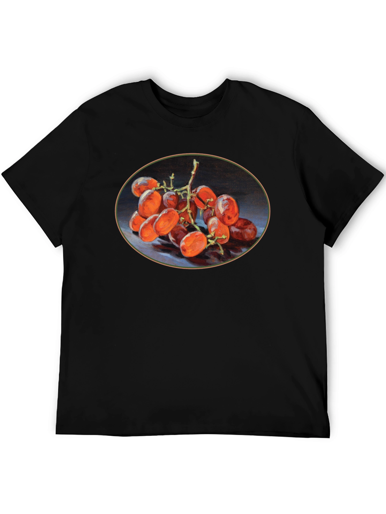 Grapes Graphic Tee - Artistic Fruit T-Shirt