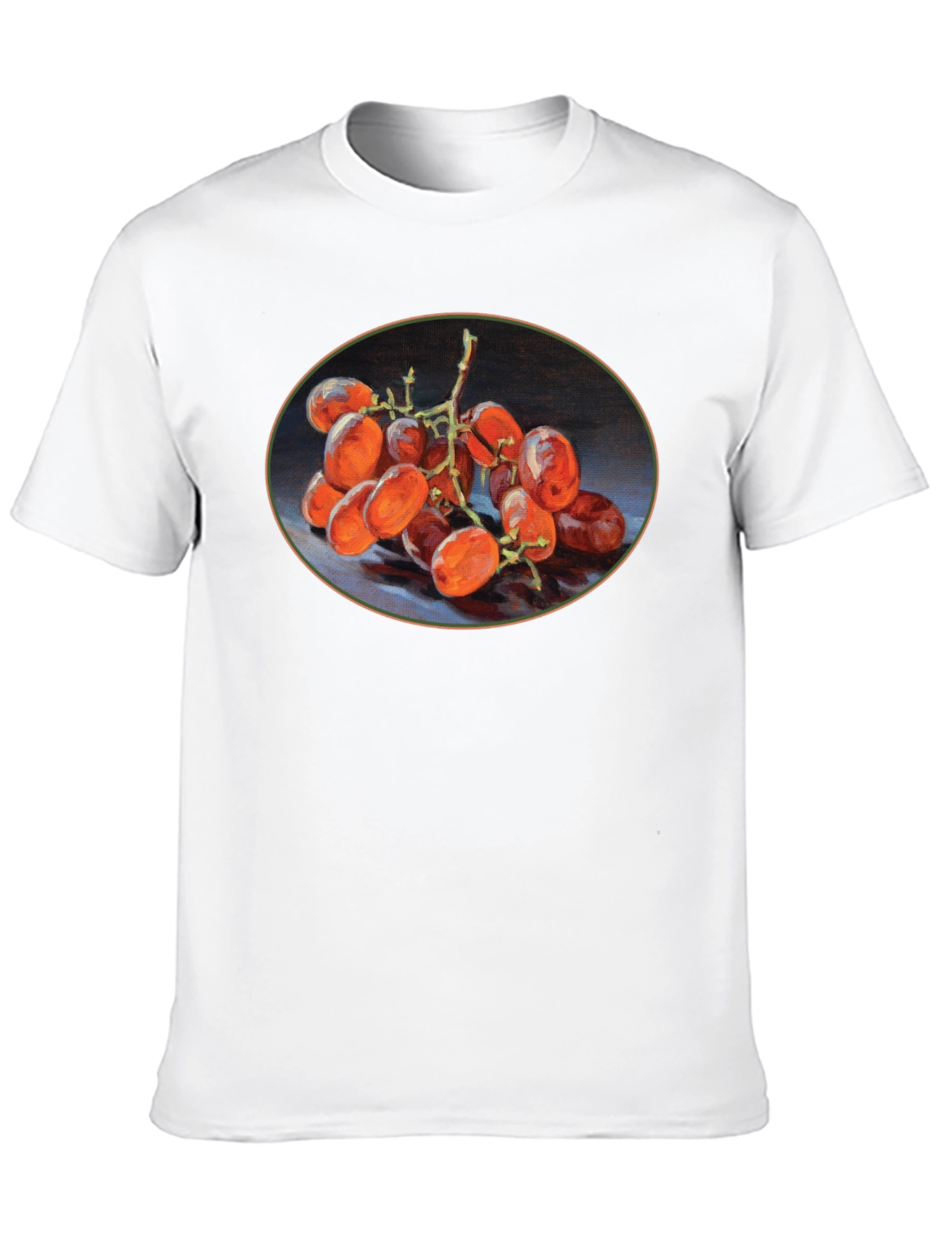 Grapes Graphic Tee - Artistic Fruit T-Shirt