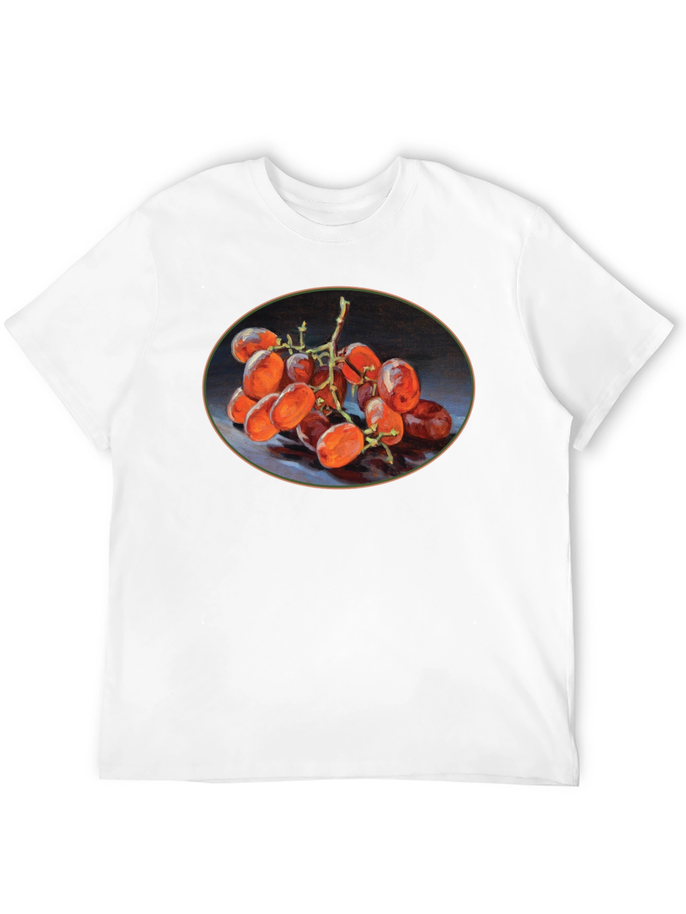 Grapes Graphic Tee - Artistic Fruit T-Shirt