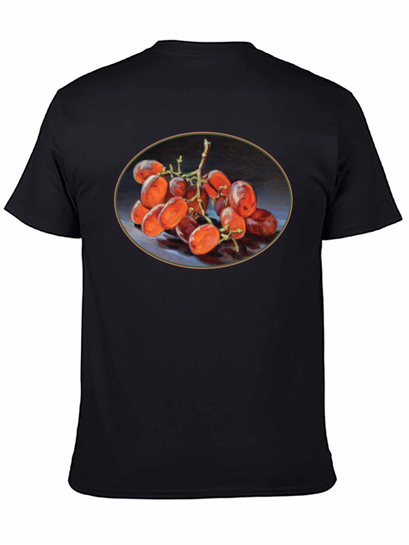 Grapes Graphic Tee - Artistic Fruit T-Shirt