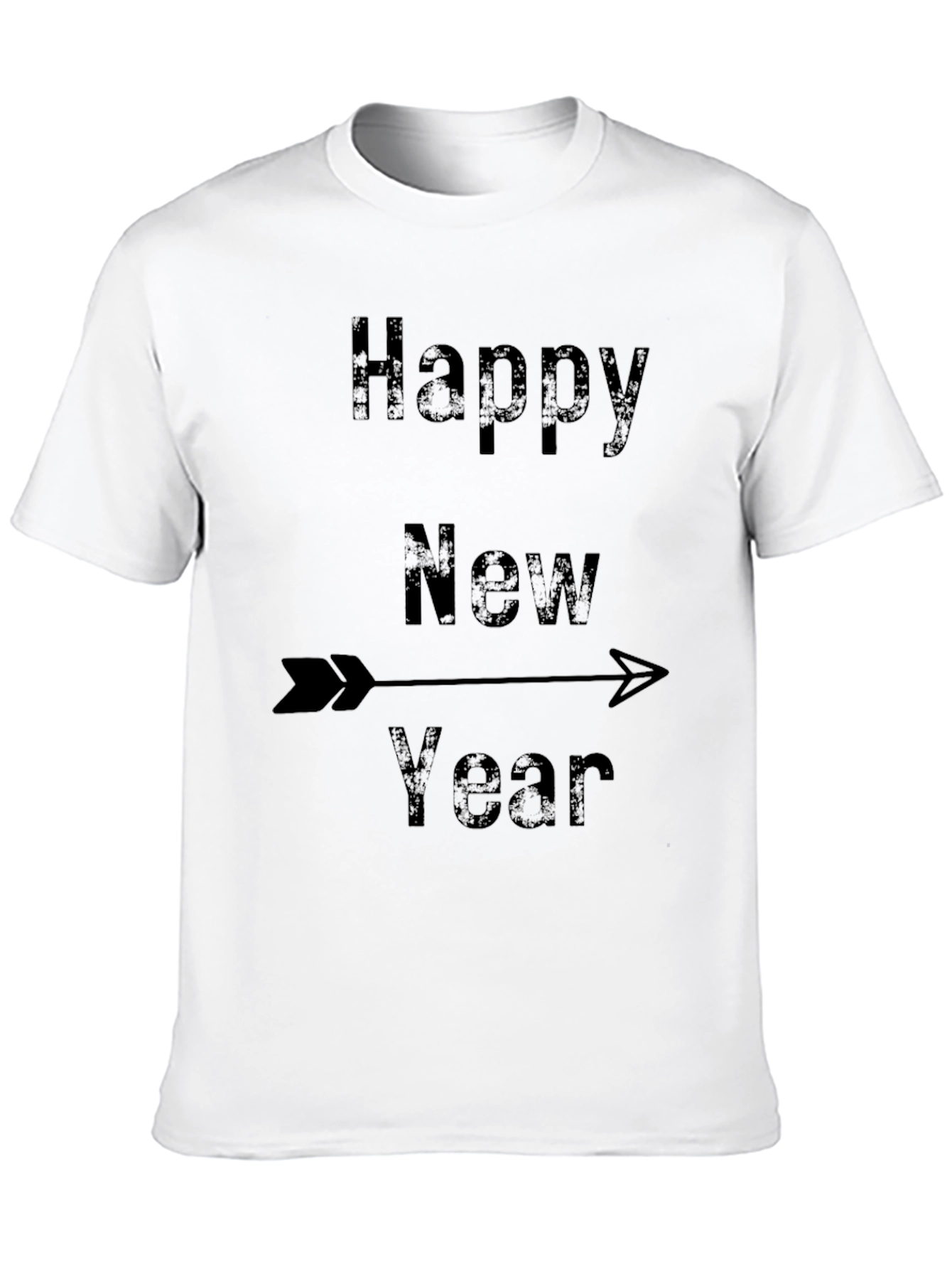 Happy New Year Arrow Graphic T-Shirt