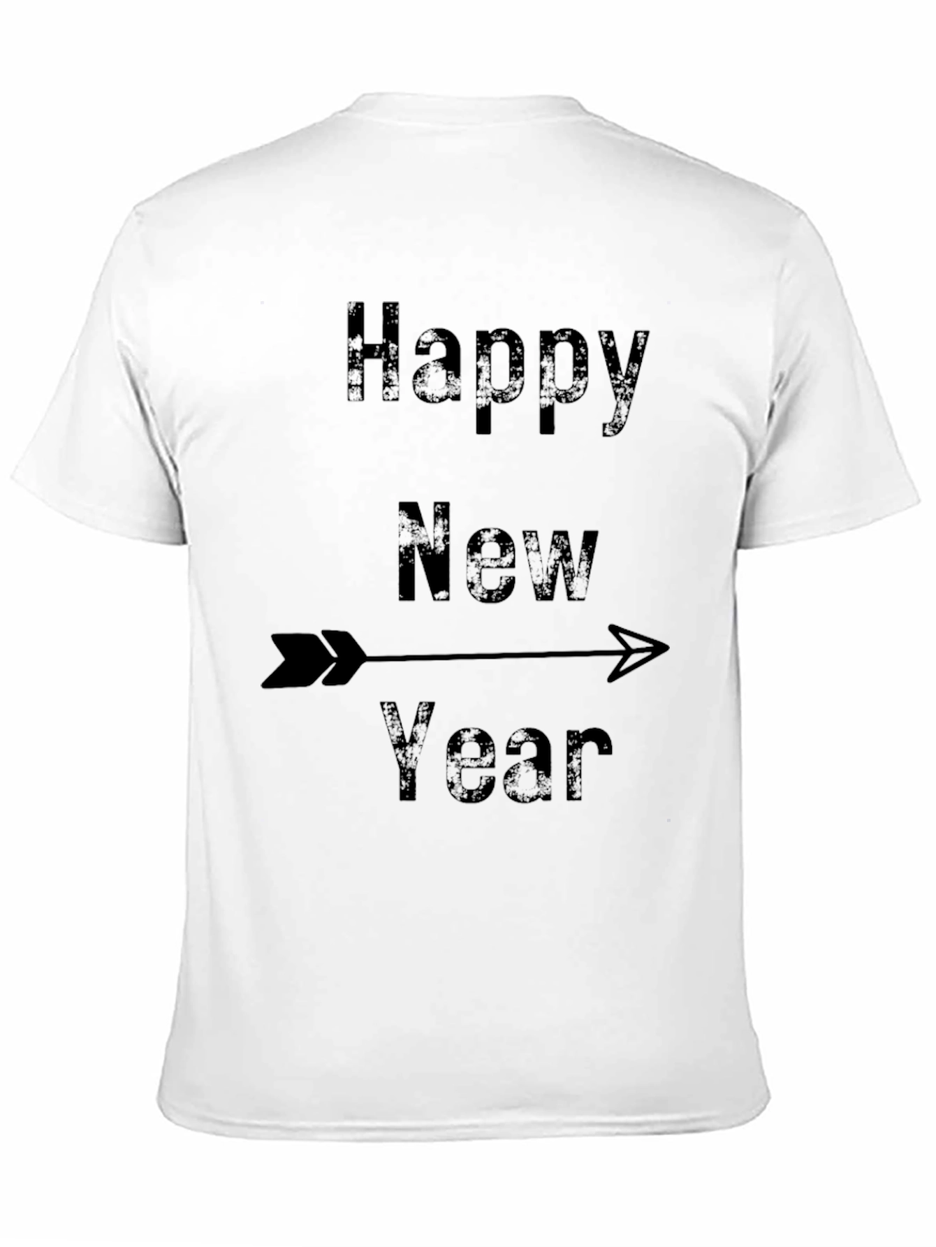 Happy New Year Arrow Graphic T-Shirt