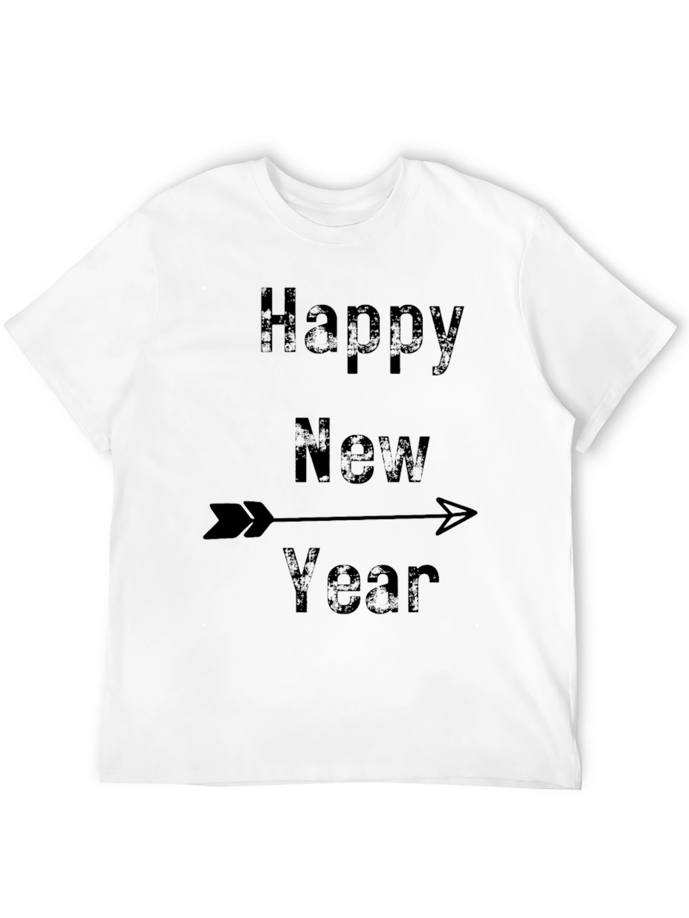 Happy New Year Arrow Graphic T-Shirt