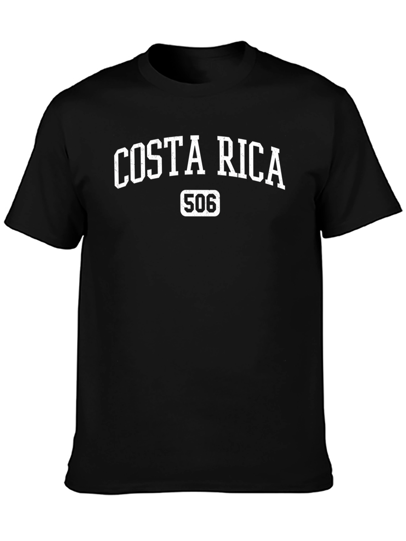 Costa Rica 506 Black Graphic Tee