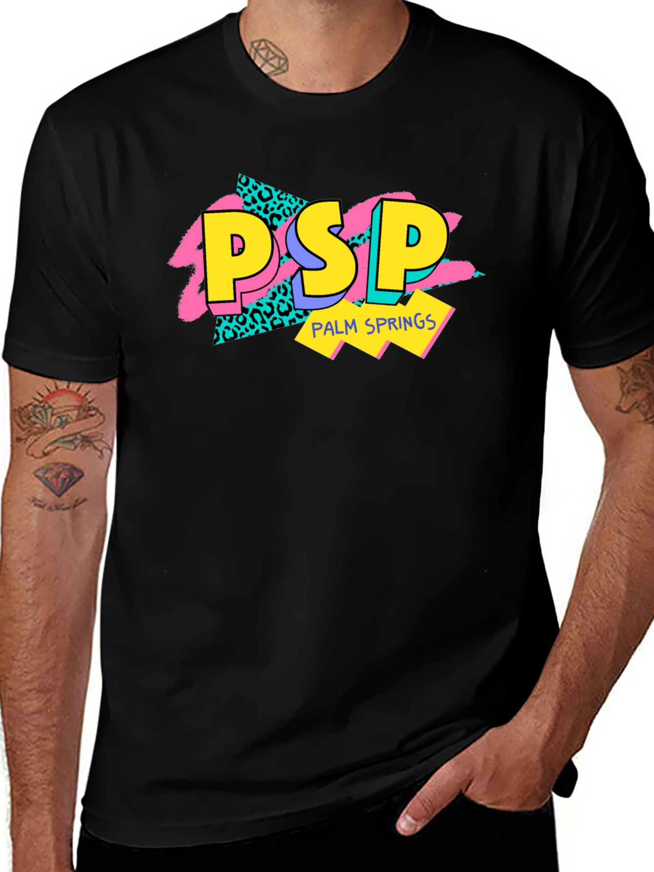 PSP Palm Springs Retro T-Shirt