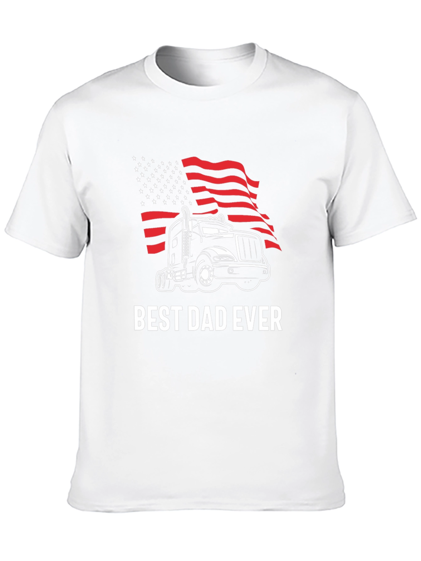 Best Dad Ever Trucker Graphic Tee