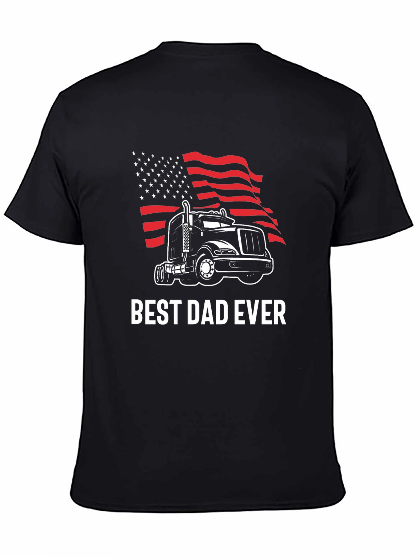 Best Dad Ever Trucker Graphic Tee