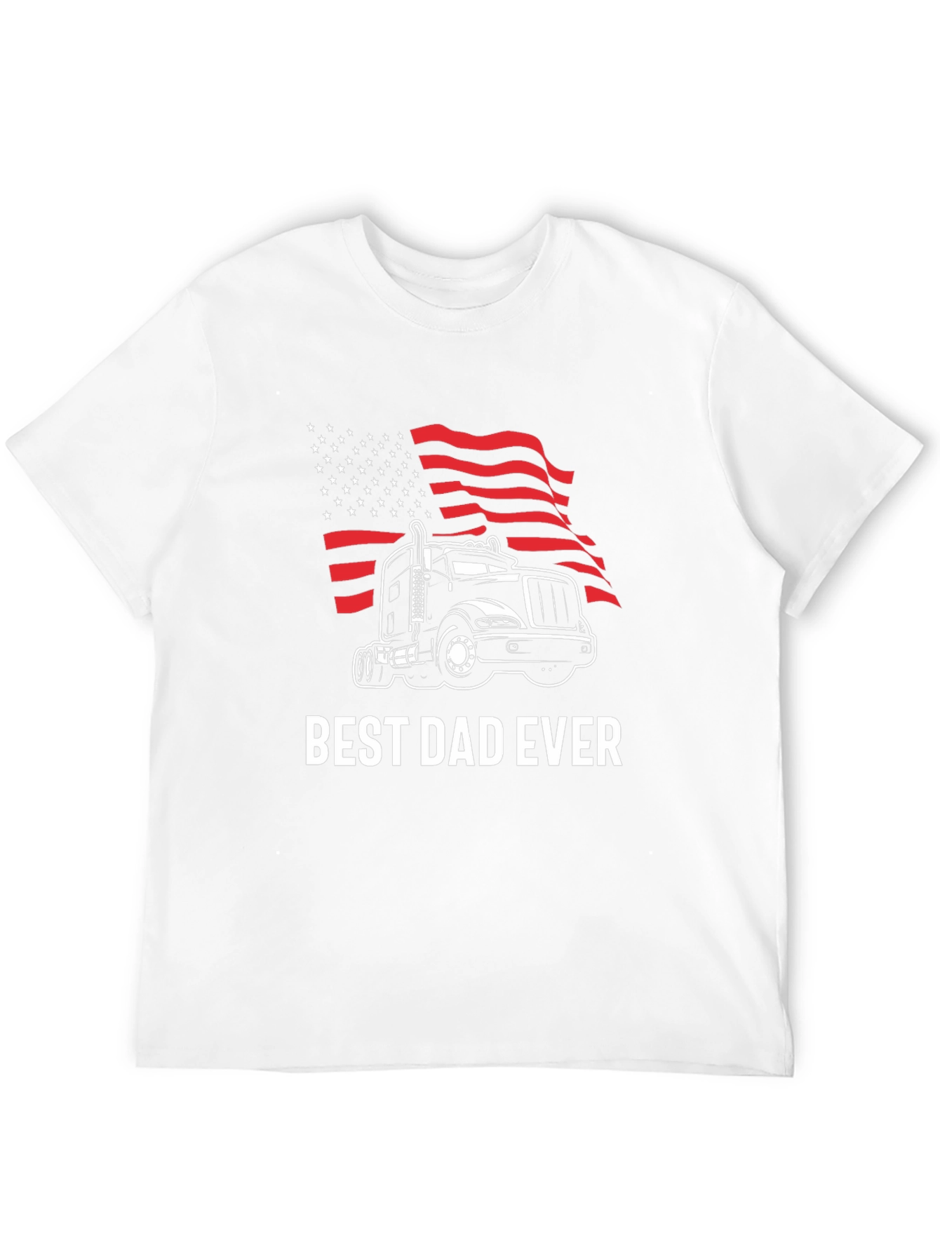 Best Dad Ever Trucker Graphic Tee