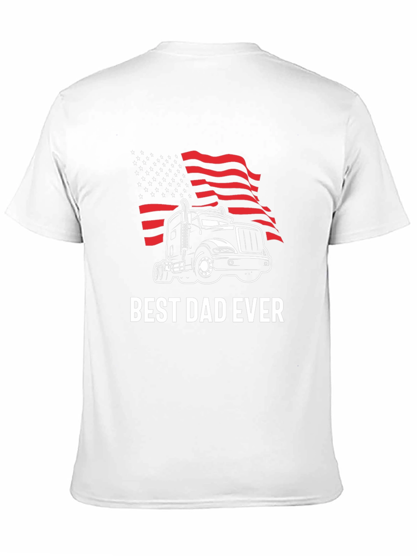 Best Dad Ever Trucker Graphic Tee