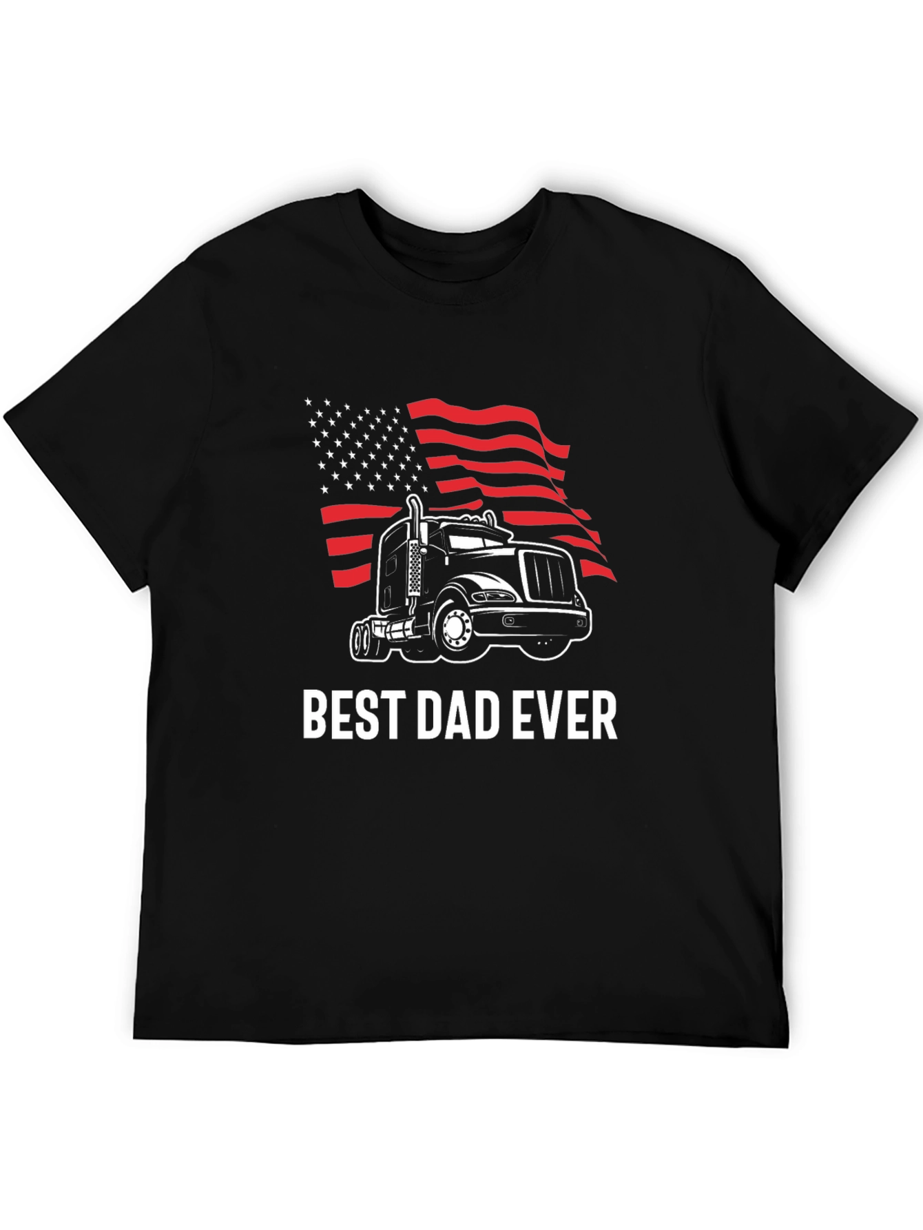Best Dad Ever Trucker Graphic Tee