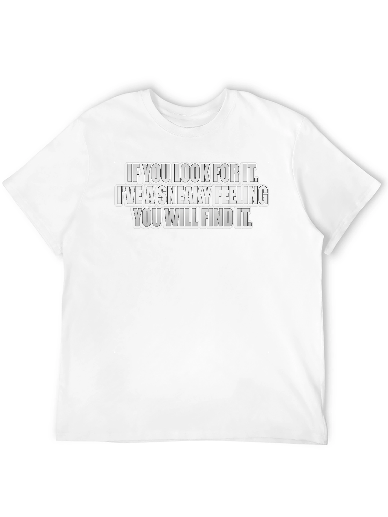 Sneaky Feeling Graphic Tee - Find It T-Shirt
