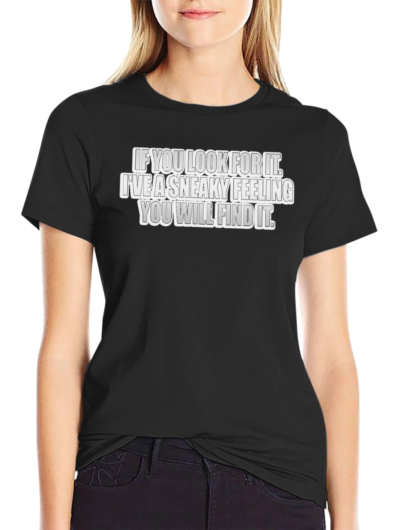 Sneaky Feeling Graphic Tee - Find It T-Shirt