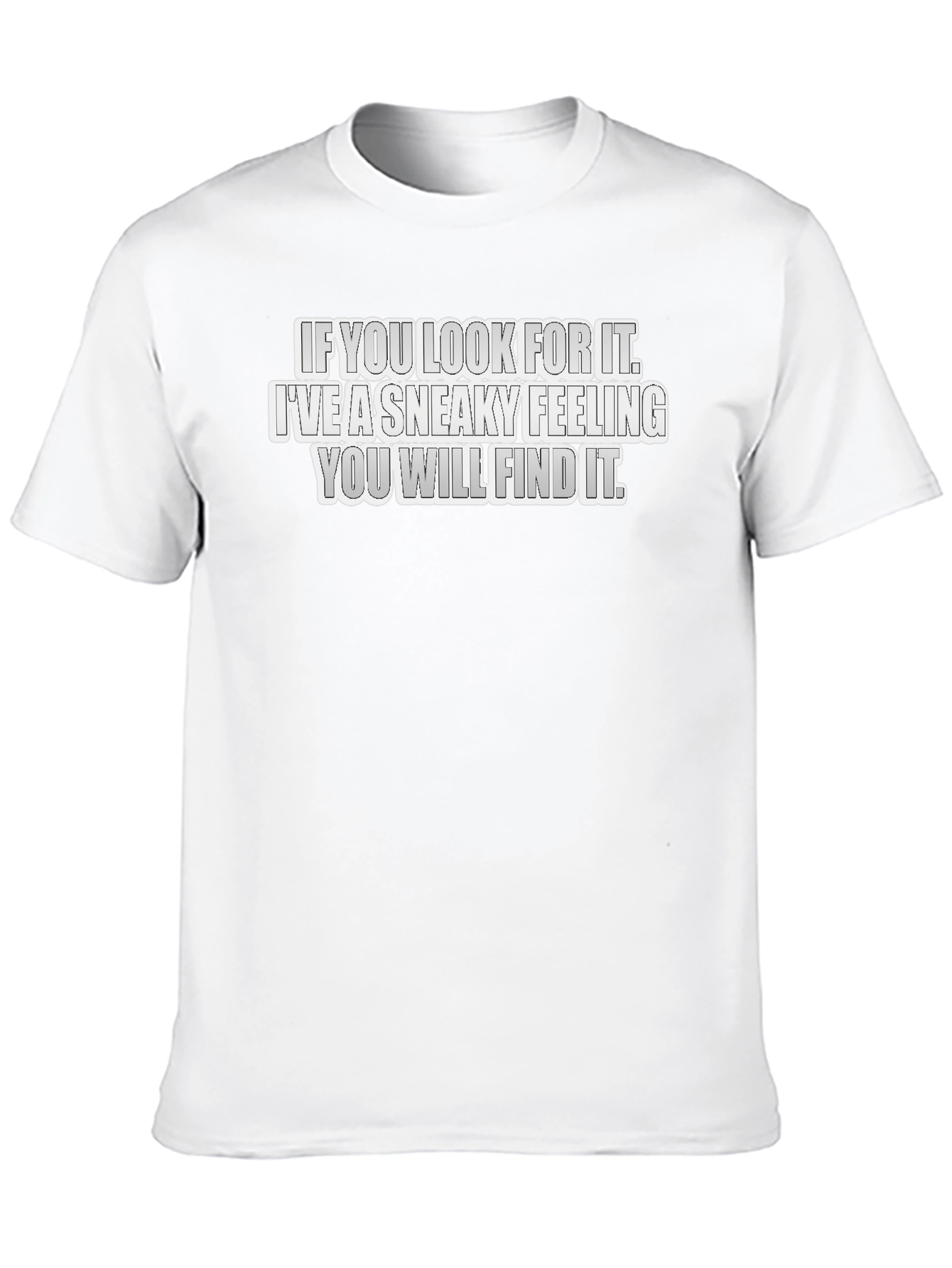 Sneaky Feeling Graphic Tee - Find It T-Shirt