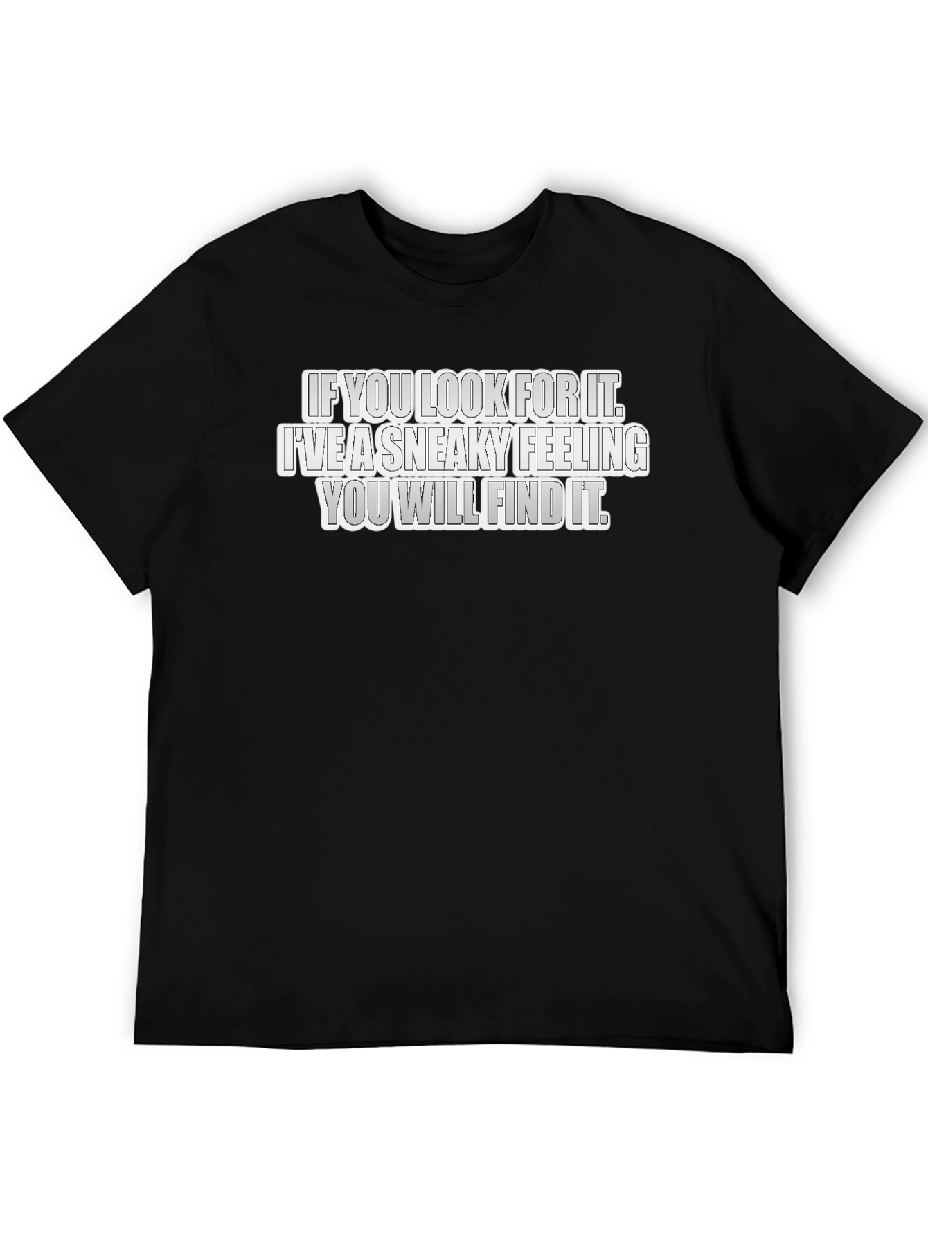Sneaky Feeling Graphic Tee - Find It T-Shirt