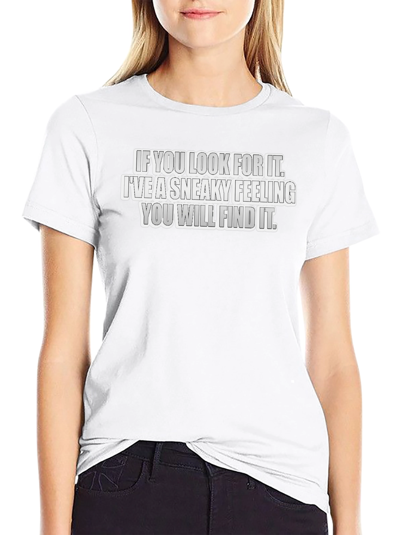Sneaky Feeling Graphic Tee - Find It T-Shirt