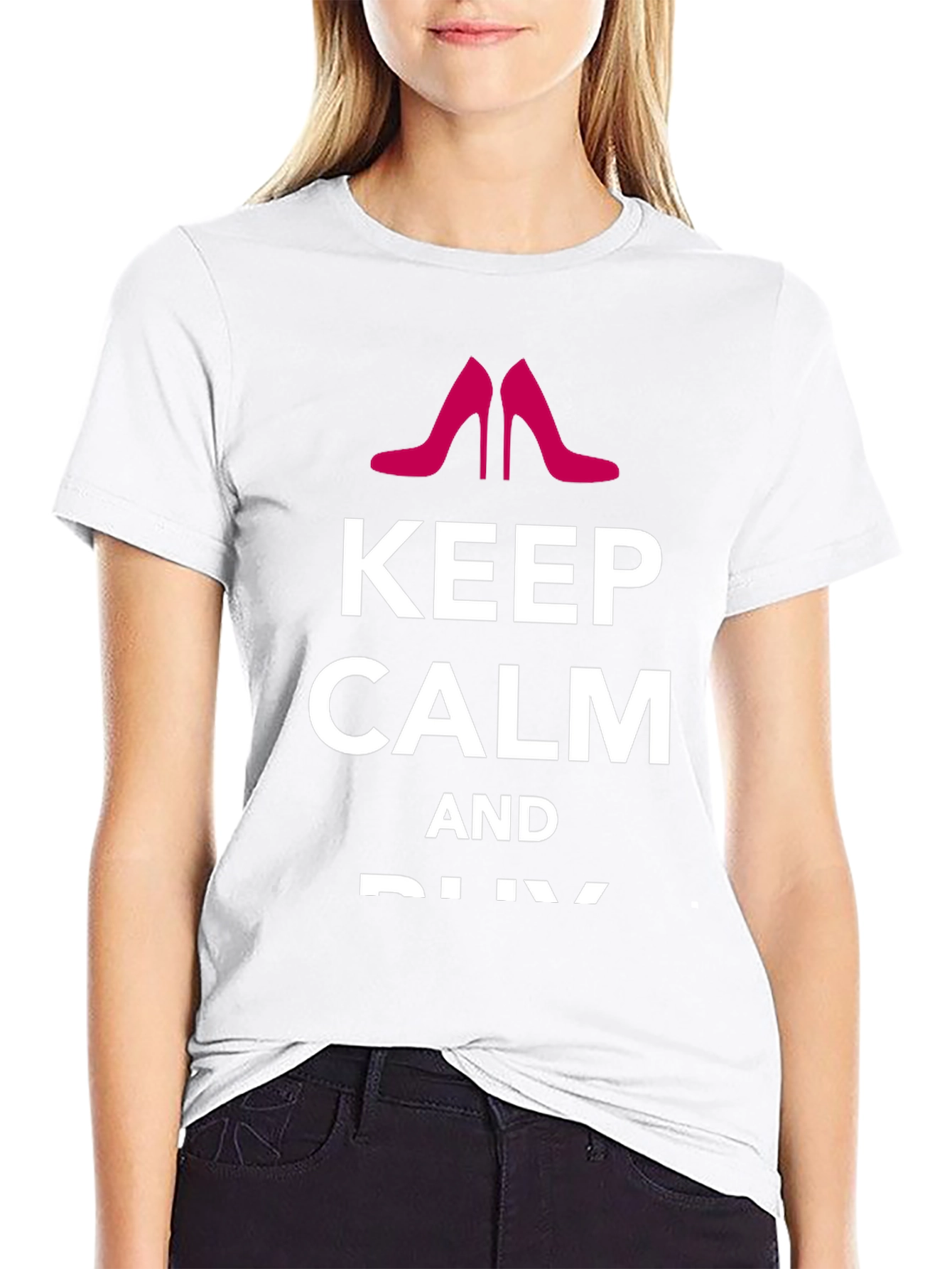 Keep Calm & Buy Shoes - Graphic Tee