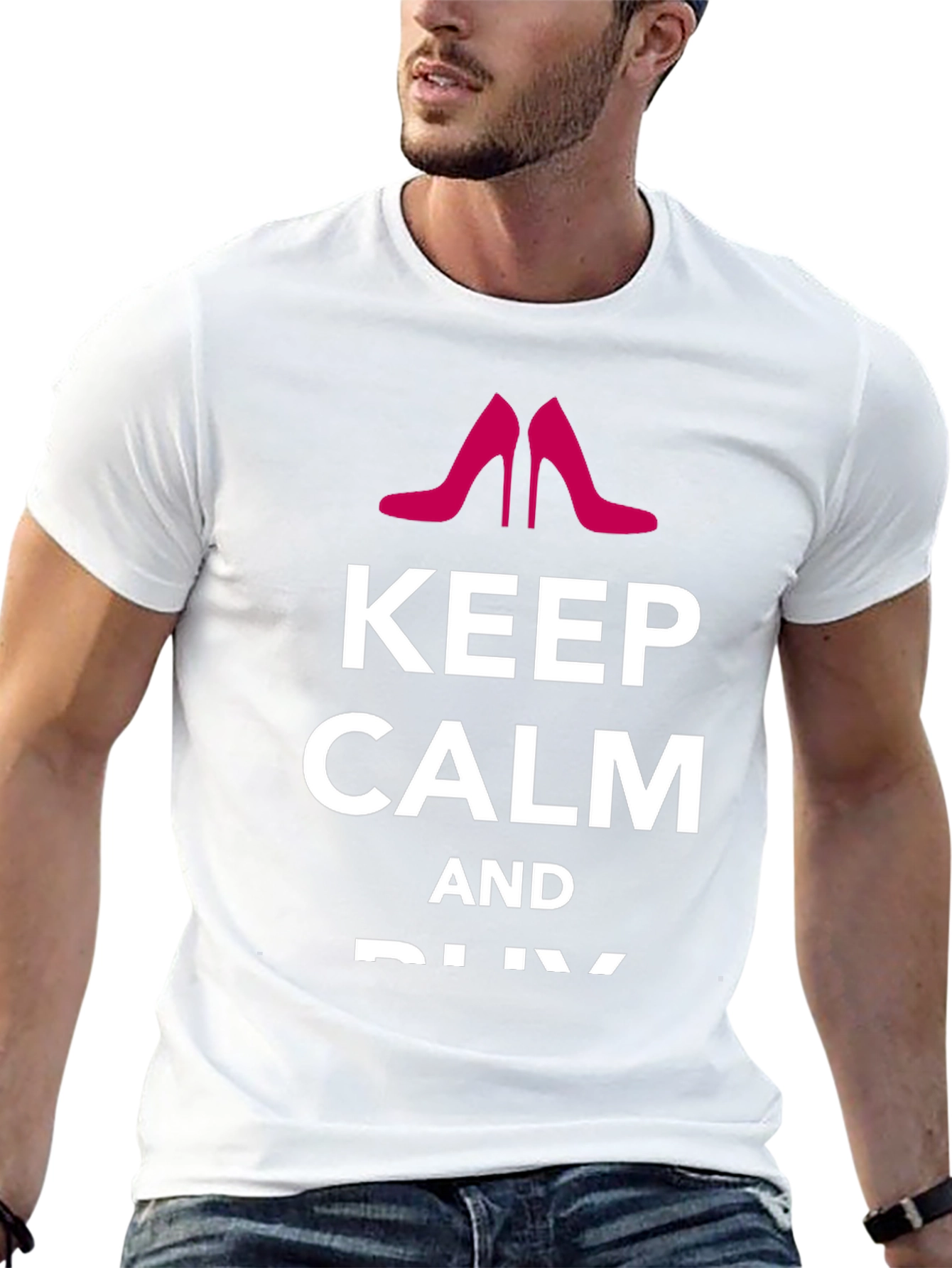 Keep Calm & Buy Shoes - Graphic Tee