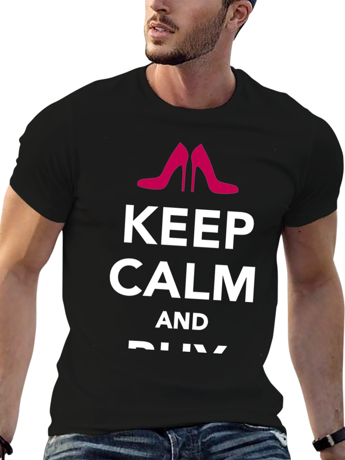 Keep Calm & Buy Shoes - Graphic Tee