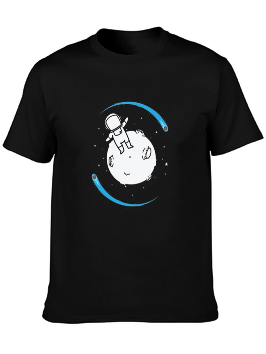 Astronaut Moon Landing Graphic T-Shirt