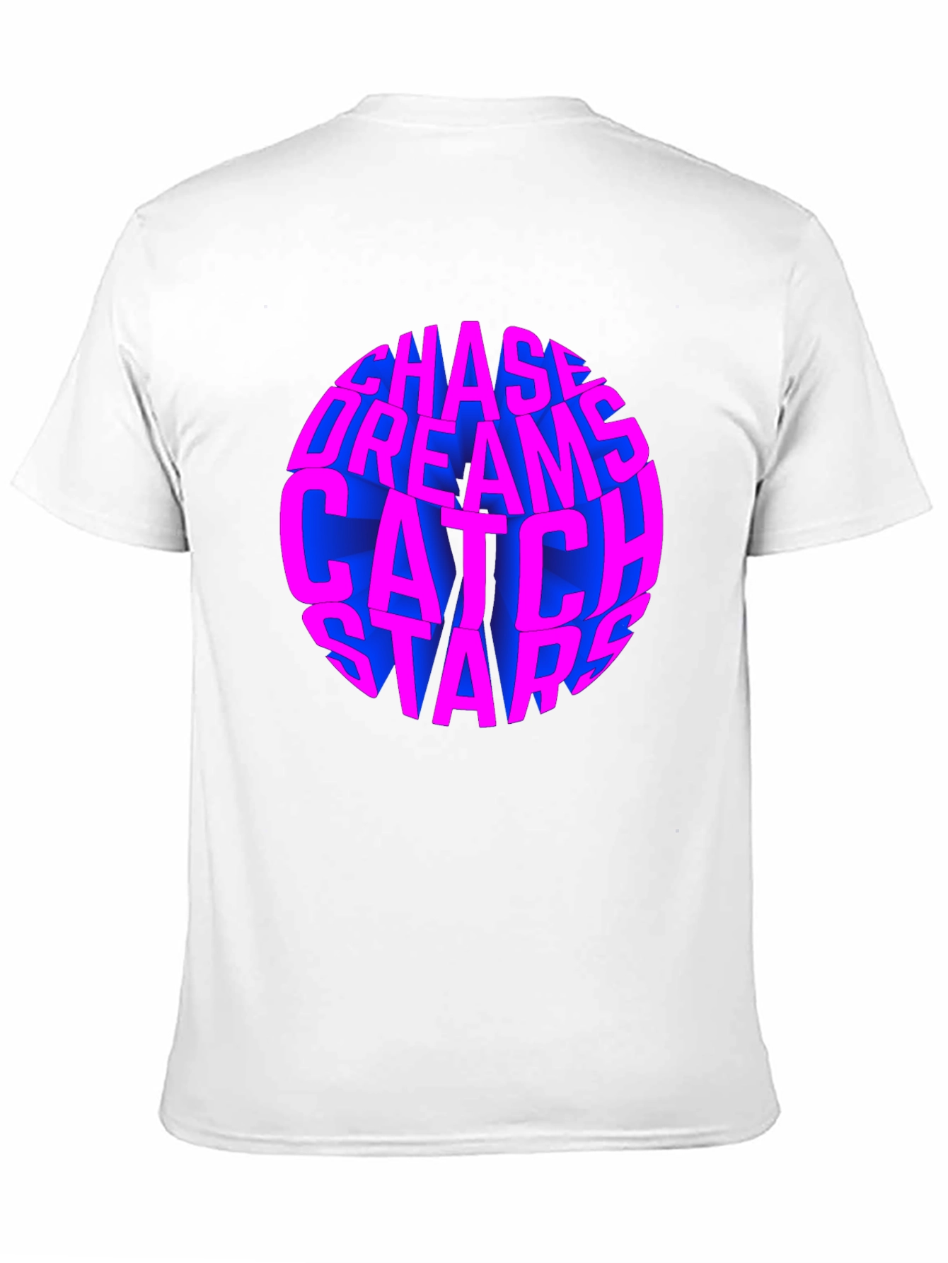 Chase Dreams Catch Stars Black T-Shirt