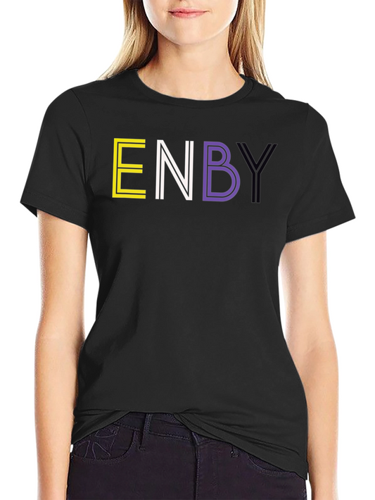 ENBY Pride T-Shirt - Non-Binary Colors