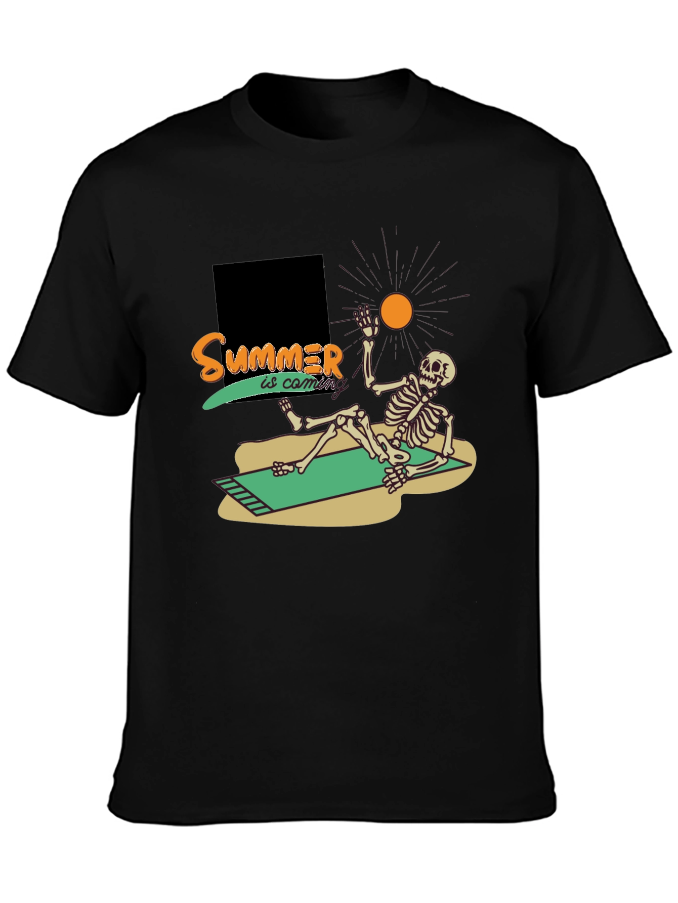 Summer Skeleton T-Shirt - Beach Vibes