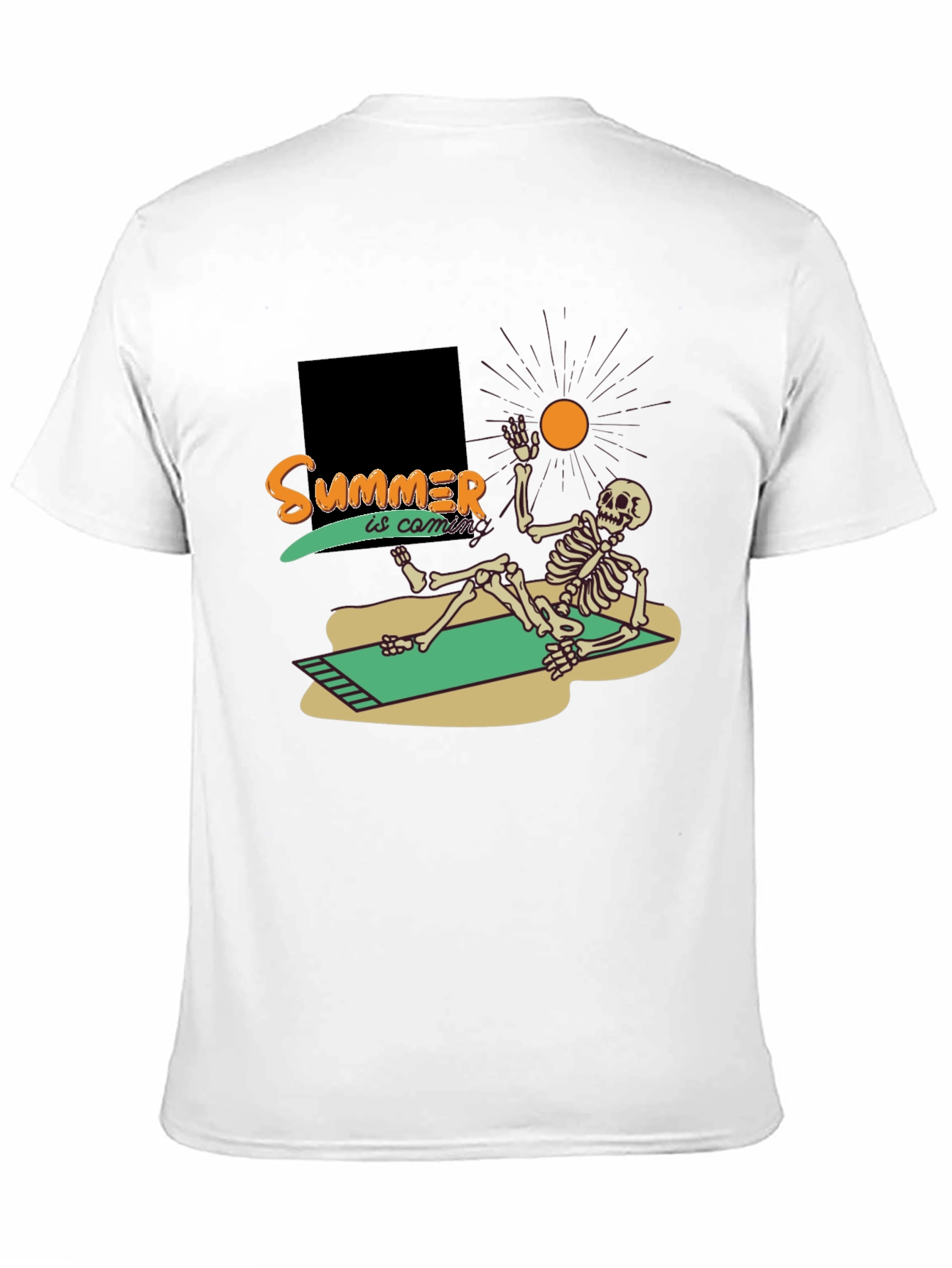 Summer Skeleton T-Shirt - Beach Vibes