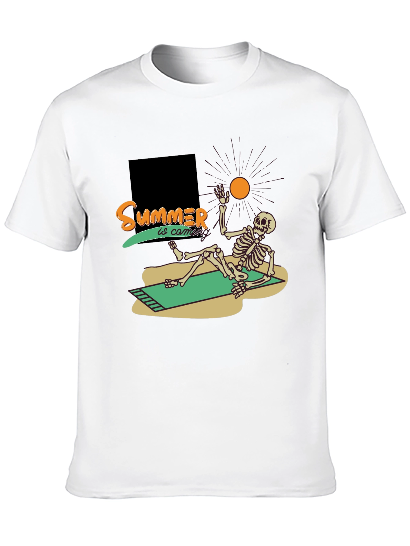 Summer Skeleton T-Shirt - Beach Vibes
