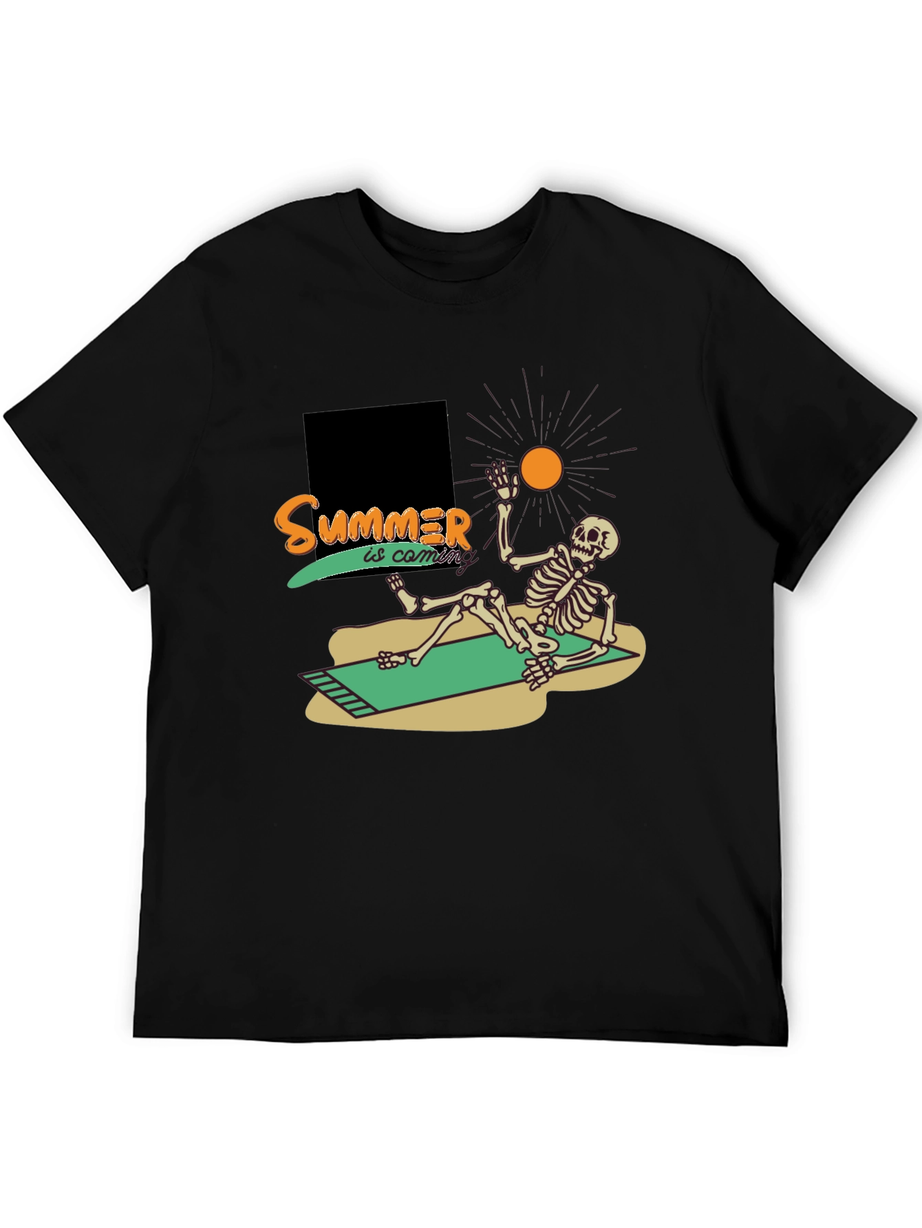 Summer Skeleton T-Shirt - Beach Vibes