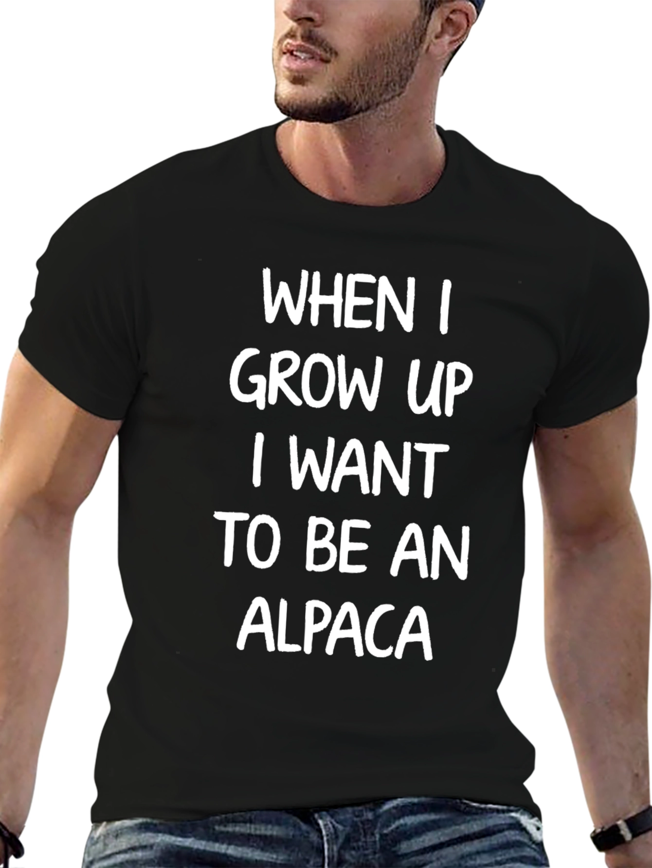 Funny Alpaca T-Shirt - When I Grow Up
