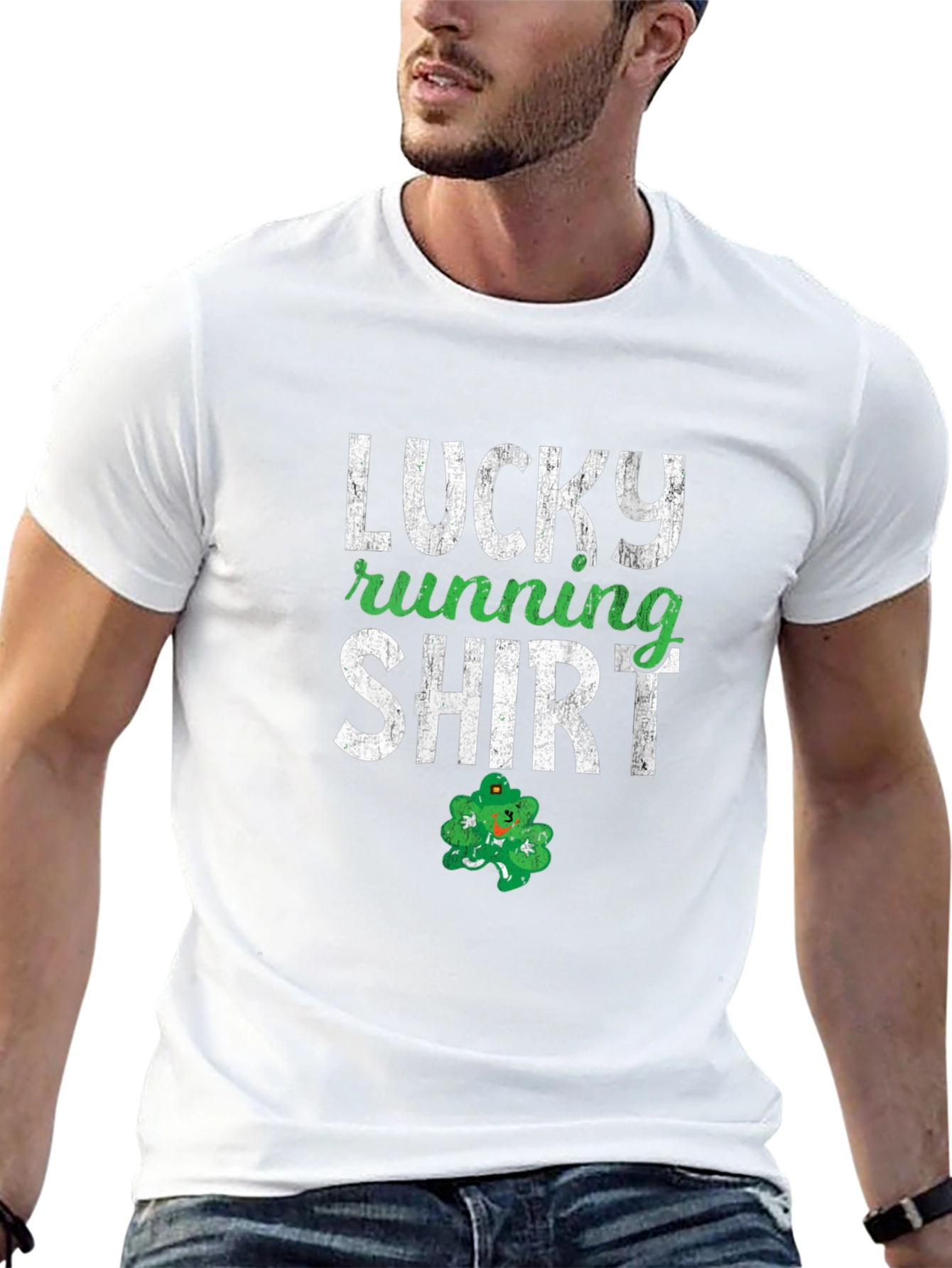 Lucky Running Shirt St. Patricks Day Tee