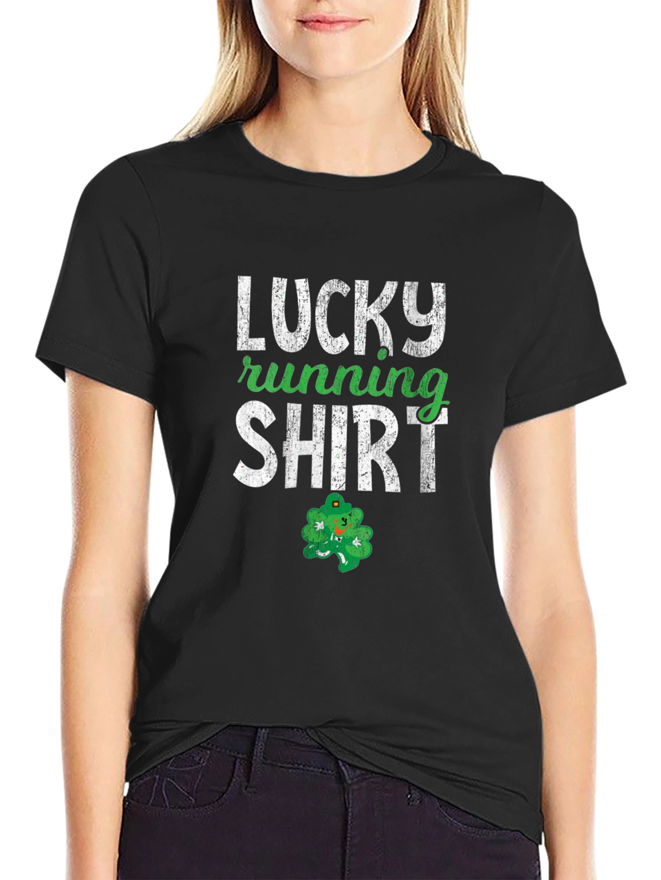 Lucky Running Shirt St. Patricks Day Tee