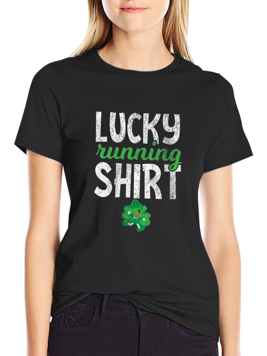 Lucky Running Shirt St. Patricks Day Tee