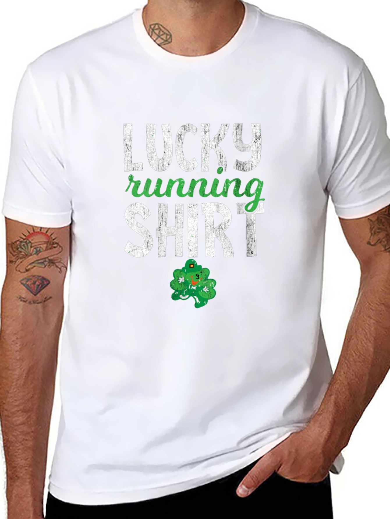 Lucky Running Shirt St. Patricks Day Tee