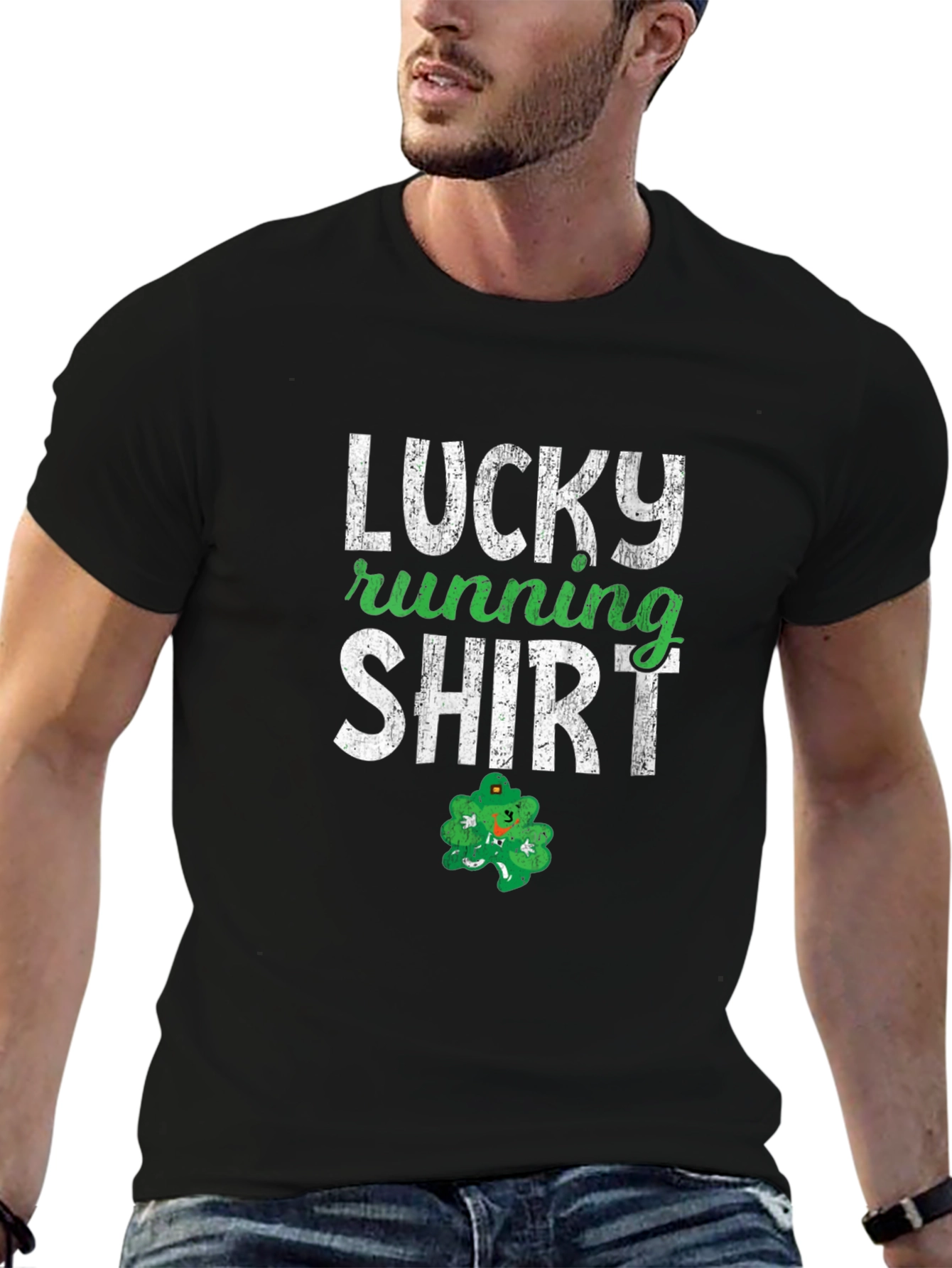 Lucky Running Shirt St. Patricks Day Tee