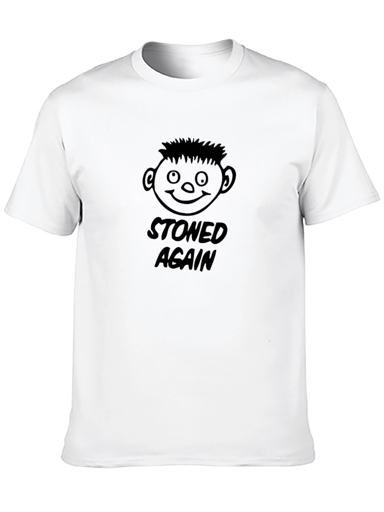 Stoned Again Graphic Tee - Unisex Black T-Shirt