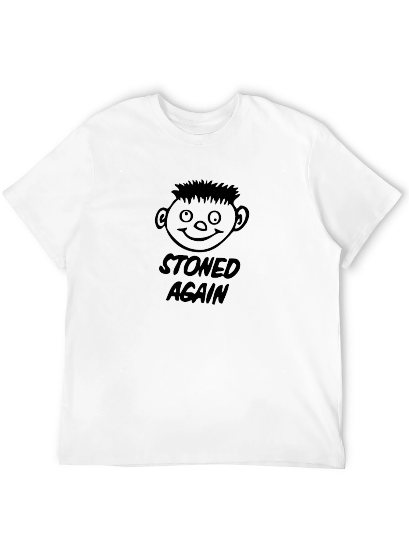 Stoned Again Graphic Tee - Unisex Black T-Shirt