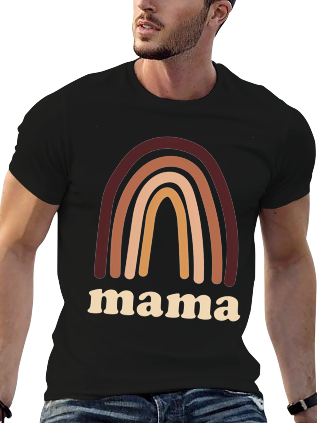 Mama Rainbow Graphic Tee