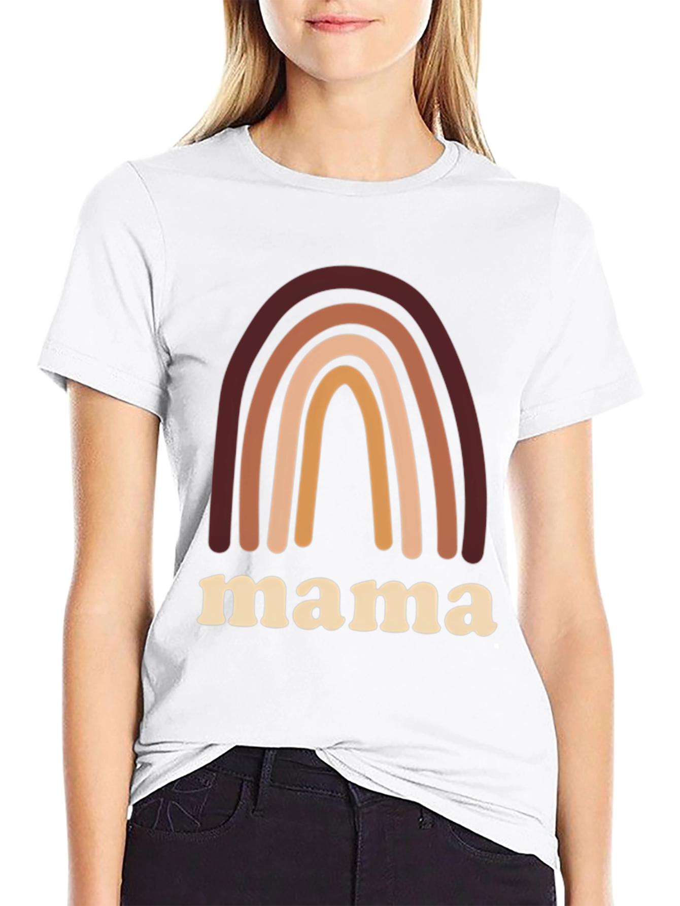 Mama Rainbow Graphic Tee