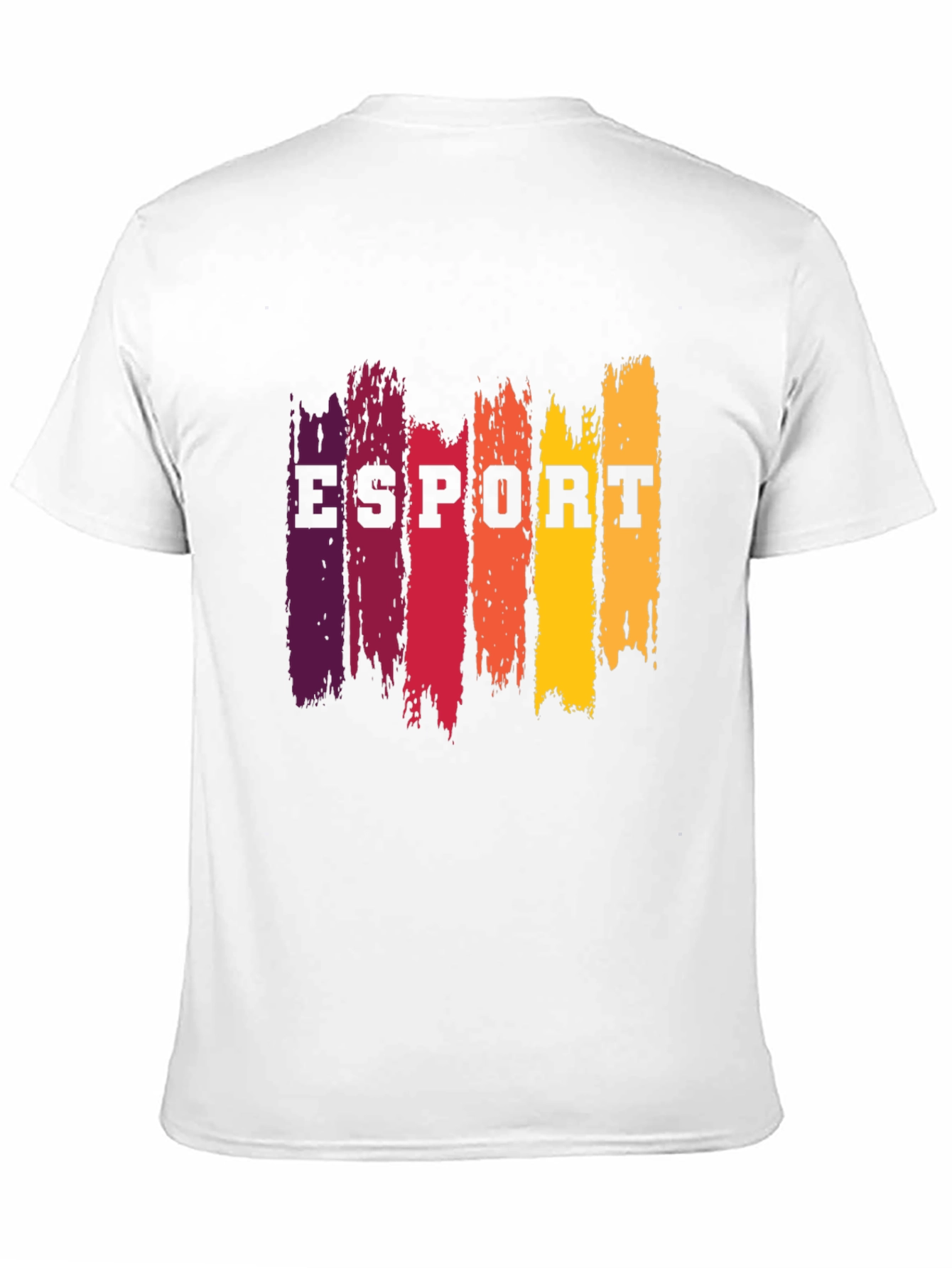 Esport Brushstroke Graphic Tee - Black