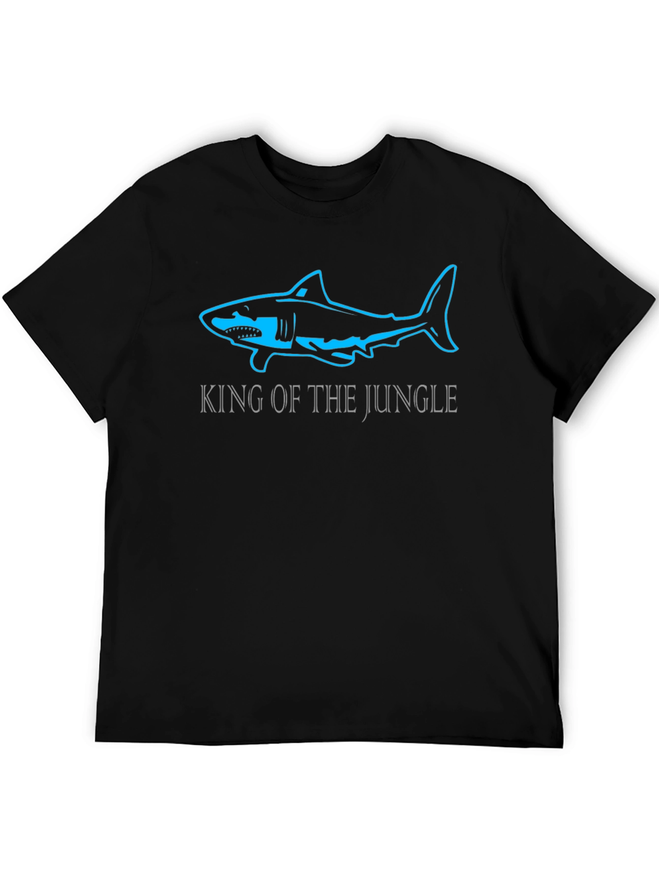 King of the Jungle Shark Graphic T-Shirt