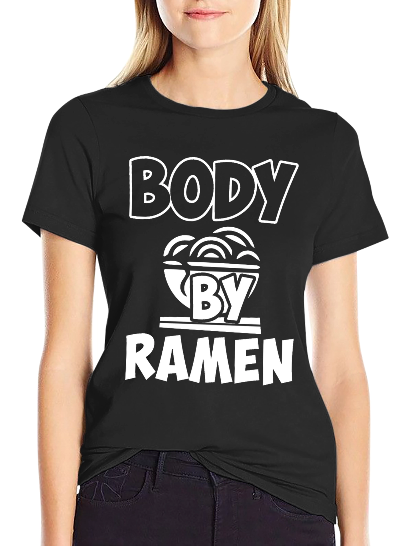 Body by Ramen T-Shirt - Funny Foodie Tee