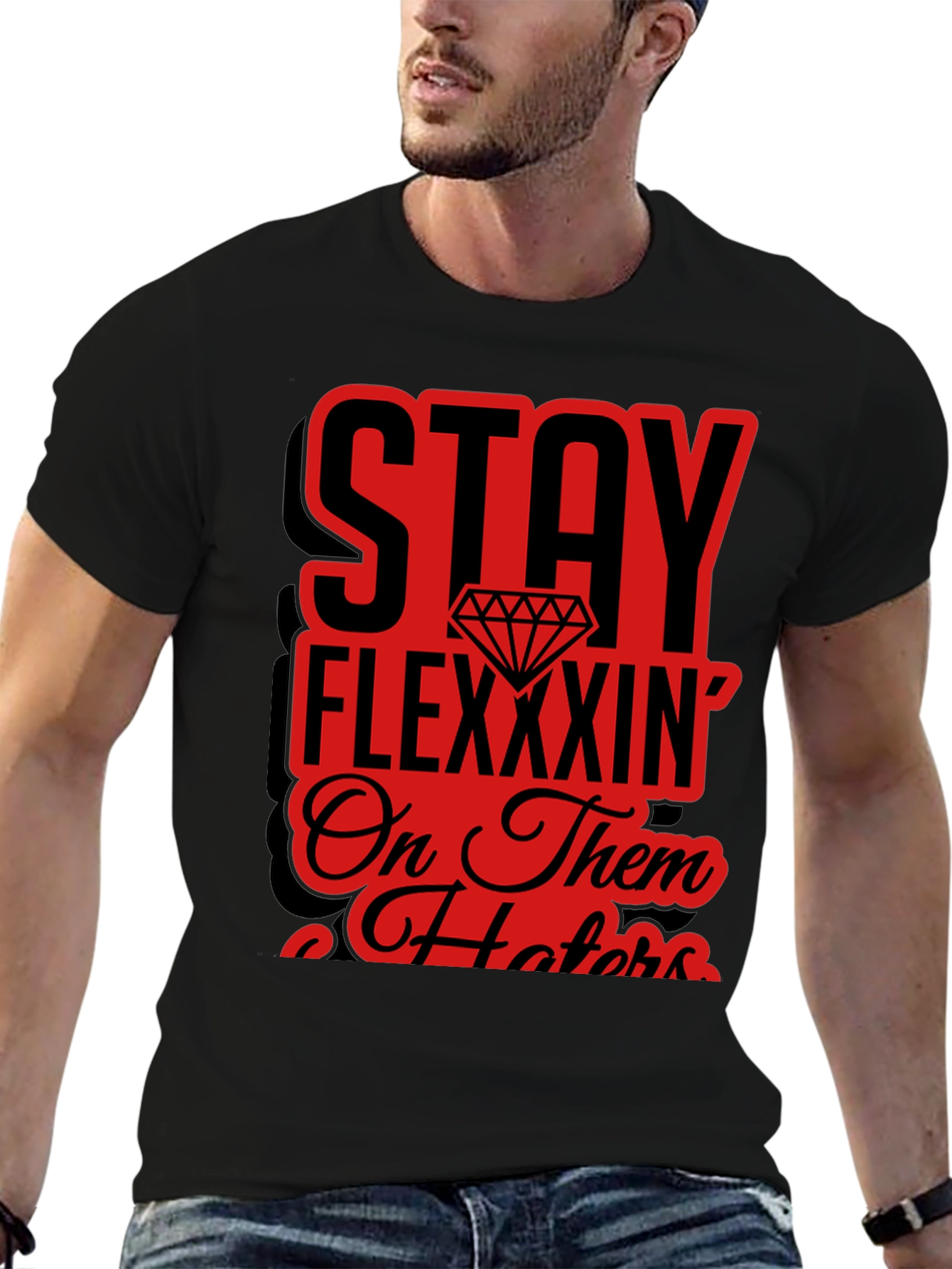 Stay Flexxin T-Shirt - Black