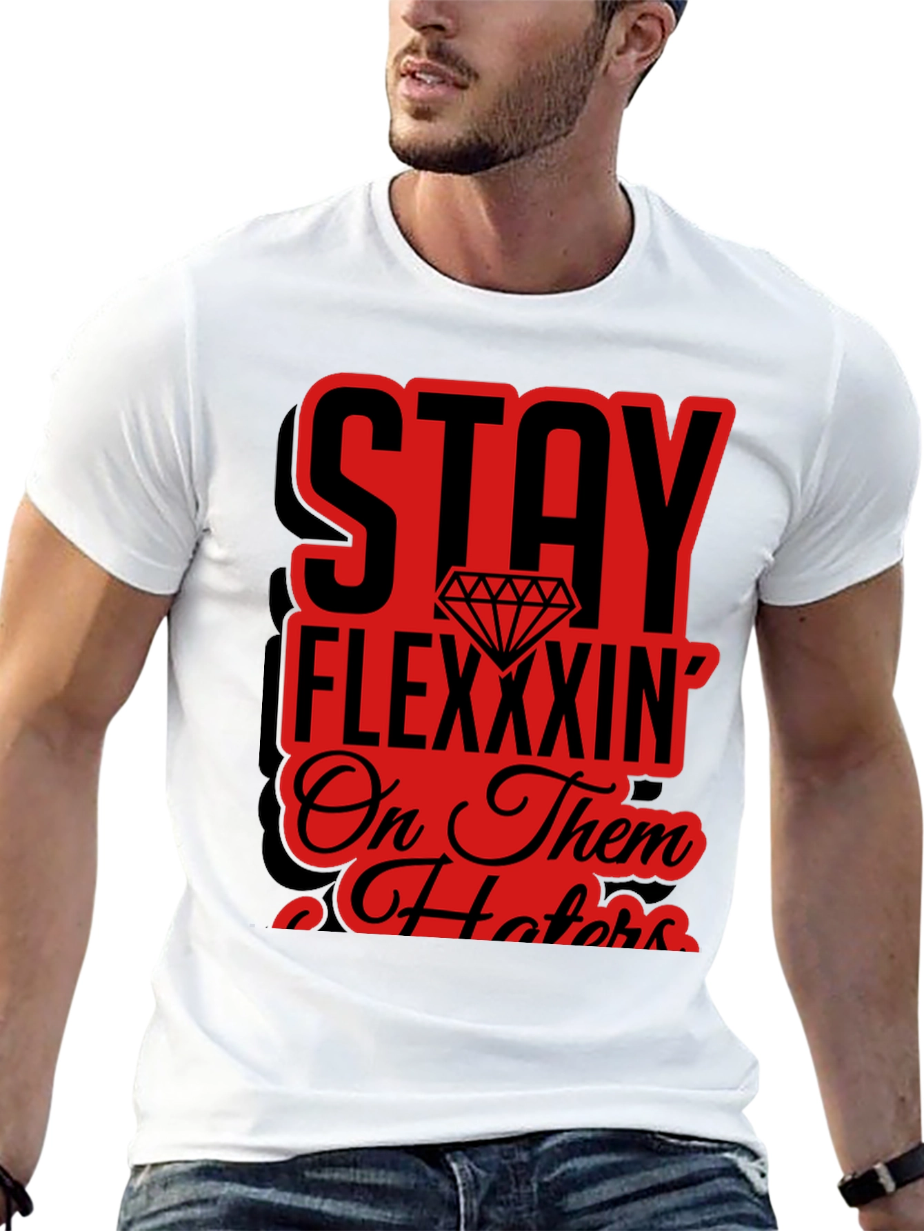 Stay Flexxin T-Shirt - Black